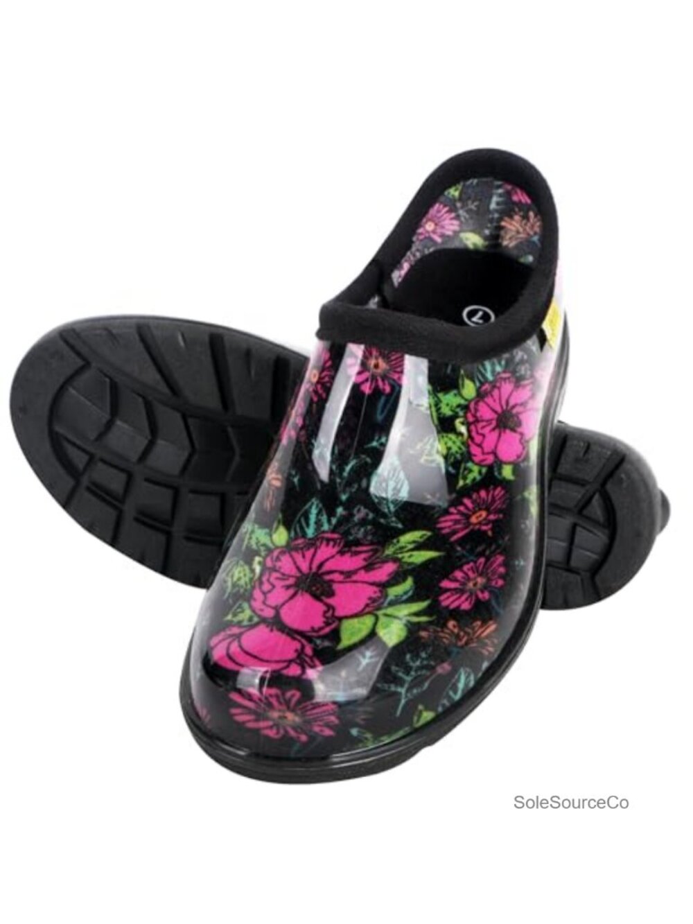 Women's Waterproof Garden Shoes Slip-On Rubber Clogs Rain Footwear